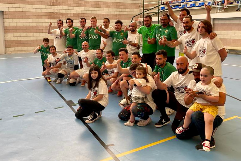 Evento partido de futbol solidario Sindrome KBG